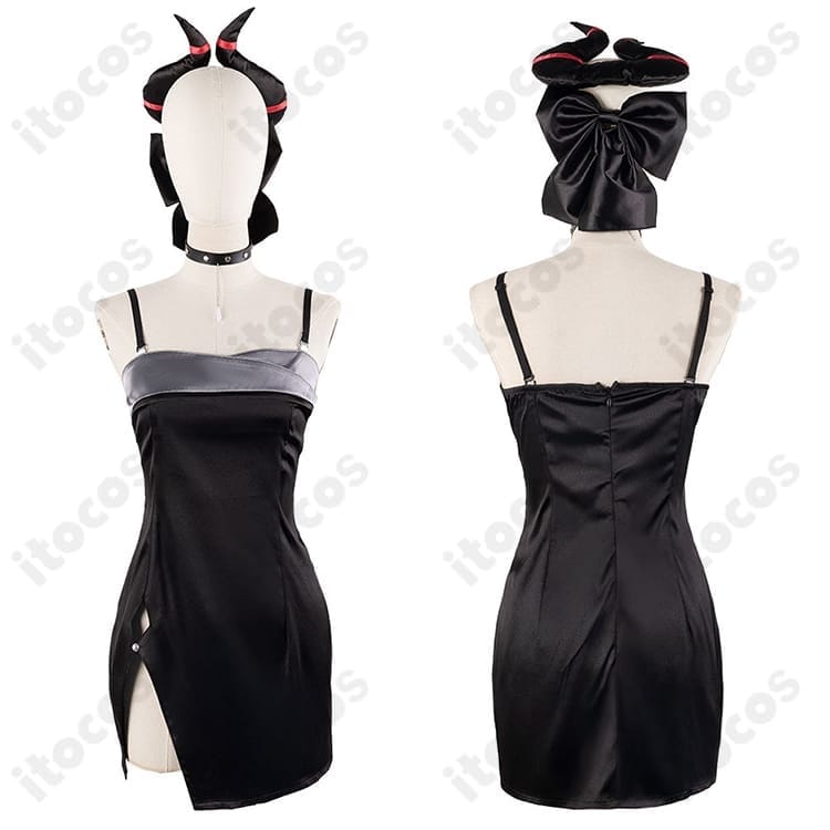 鬼方カヨコ ドレス コスプレ衣装｜高再現のゴシックシルエットで撮影映えと快適さを両立 - 5枚目の画像