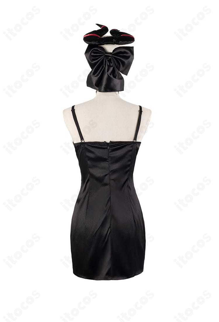 鬼方カヨコ コスプレ衣装 スカート背面のステッチと裾デザイン