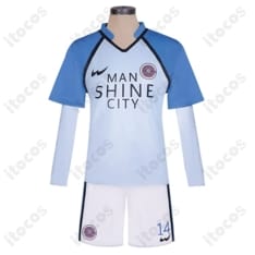 ブルーロック イングランド組ユニフォーム 御影玲王/凪/千切 高再現で動きやすいコスプレ衣装 - 1枚目の画像（サムネイル）