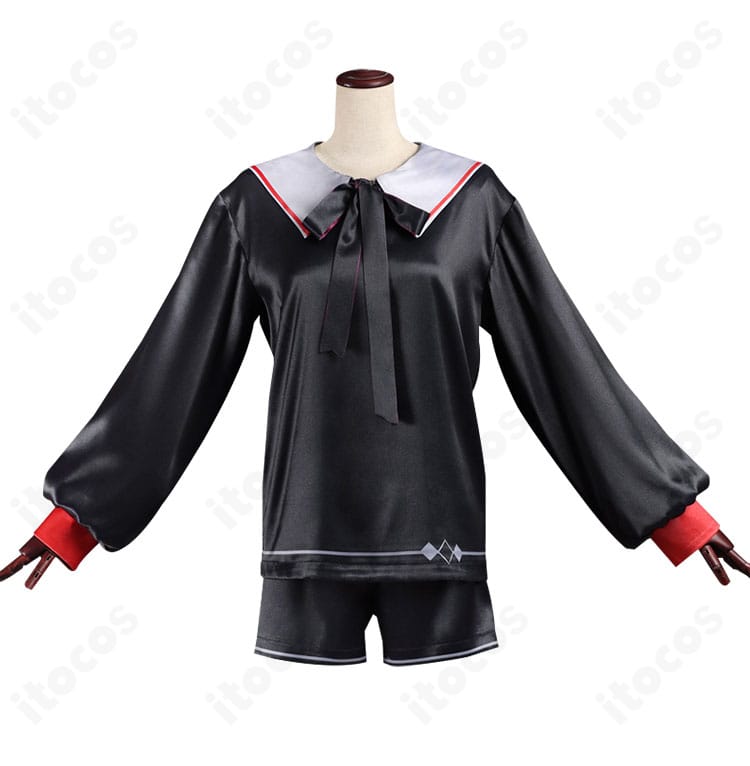 アルレッキーノ（召使）幼少期コスチュームの正面全体像。高再現のシルエットがわかるフルショット。