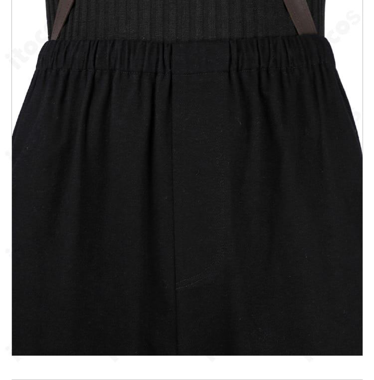 セフィロスコスプレ衣装 ズボンの装飾ステッチ・意匠細部