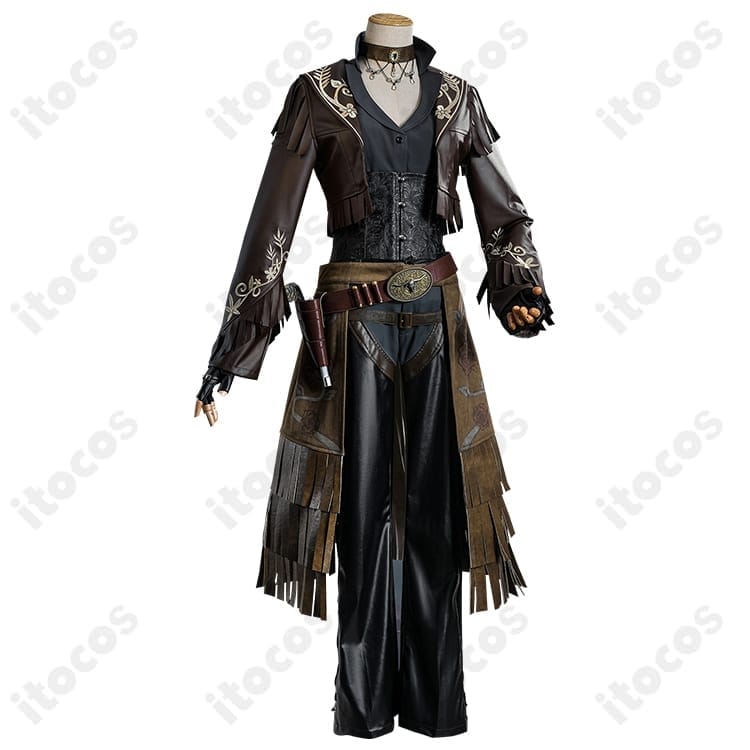 第五人格 デミ・バーボン ブラックローズ｜高再現・着脱しやすいゴシック衣装セット - 2枚目の画像