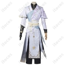 謝必安（白黒無常）燦然たる北辰 高再現コスプレ 中華風フルセットで撮影・イベントに最適 - 1枚目の画像（サムネイル）