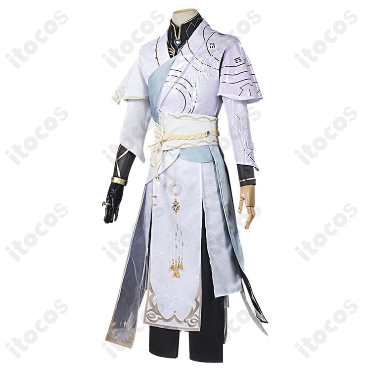 謝必安（白黒無常）燦然たる北辰 高再現コスプレ 中華風フルセットで撮影・イベントに最適 - 2枚目の画像