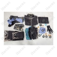 第五人格 白黒無常（范無咎）燦然たる北辰 コスプレ衣装｜高再現で撮影映え、イベントに最適 - 4枚目の画像（サムネイル）