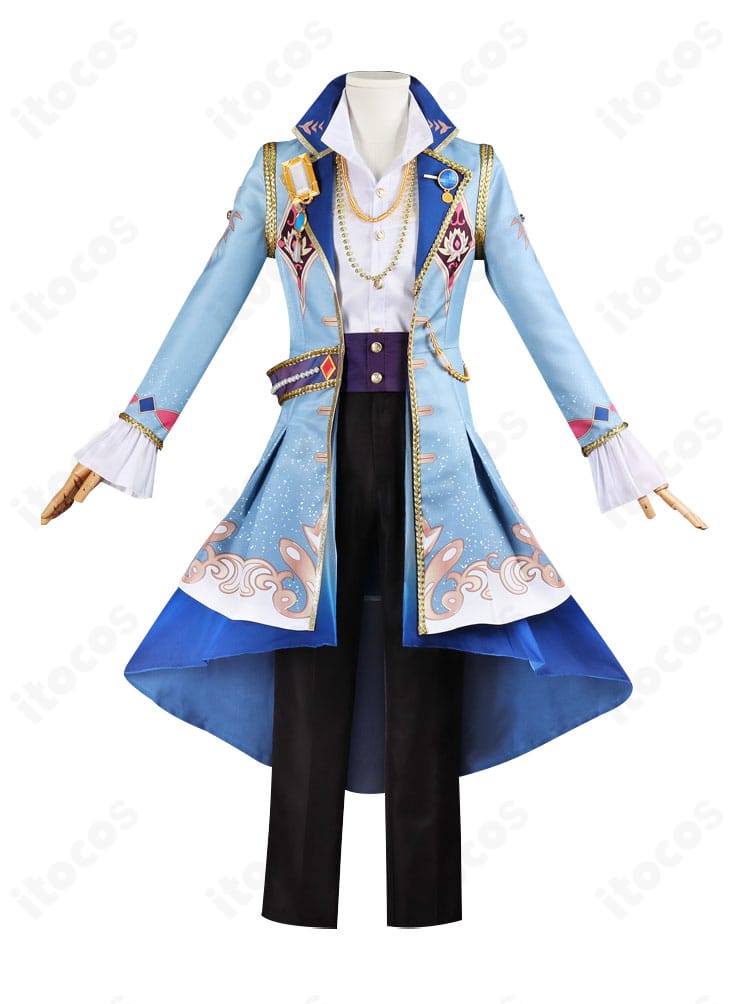 ギャンビット衣装一式の正面全体像。コートとコルセット、装飾配置が確認できる画像