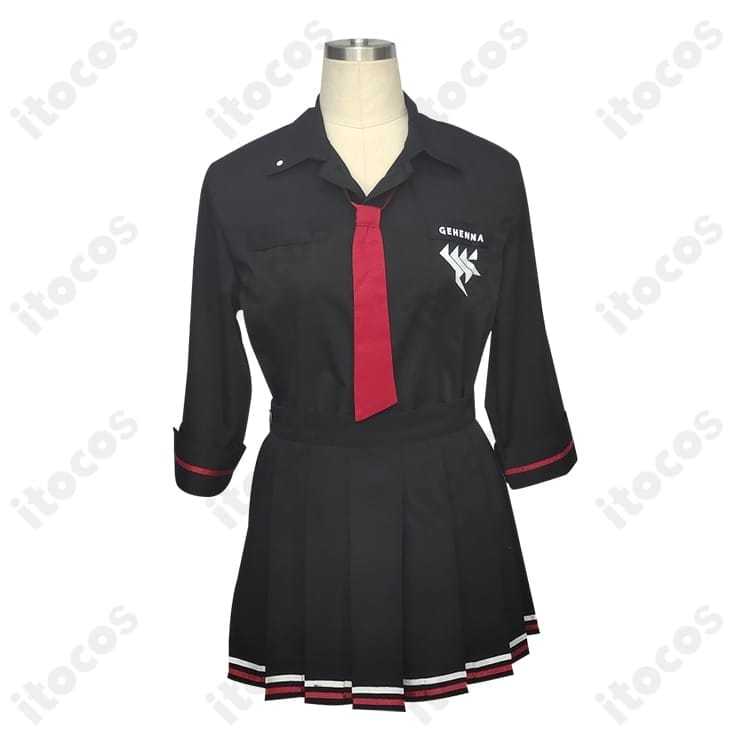 ブルーアーカイブ 旗見エリカ 学園制服コスプレ｜高再現シルエットで撮影映え、快適な着用感 - 3枚目の画像