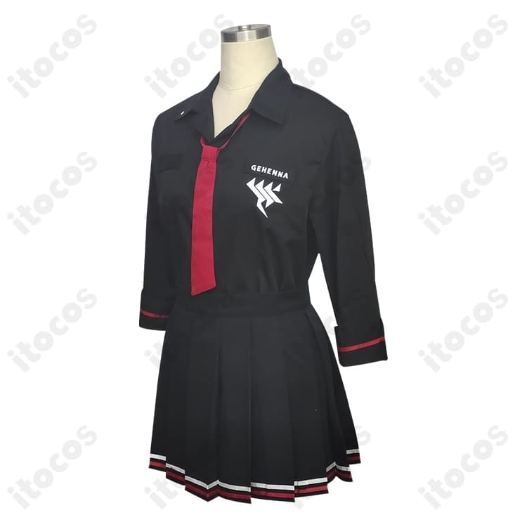 ブルーアーカイブ 旗見エリカ 学園制服コスプレ｜高再現シルエットで撮影映え、快適な着用感 - 4枚目の画像