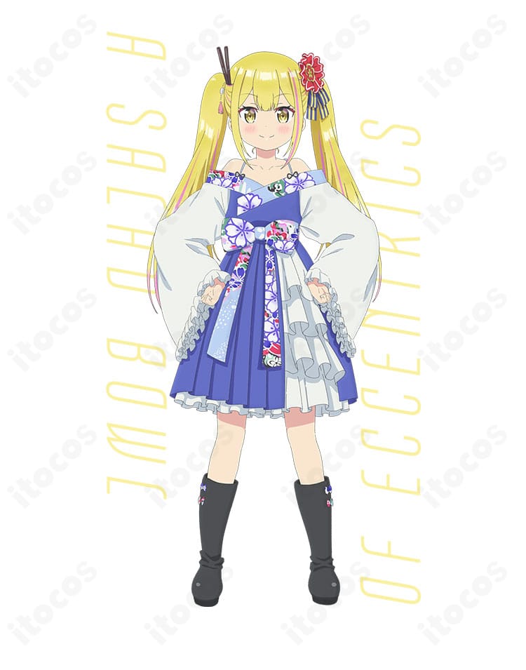 変人のサラダボウルのサラ・ダ・オディン公式イメージに基づくコスプレ衣装のキャラクター全身画像