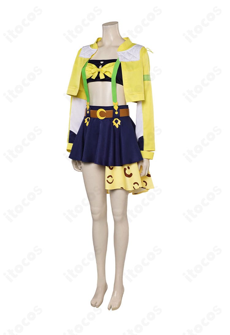 ジャングルポケット勝負服コスプレ衣装の側面シルエット