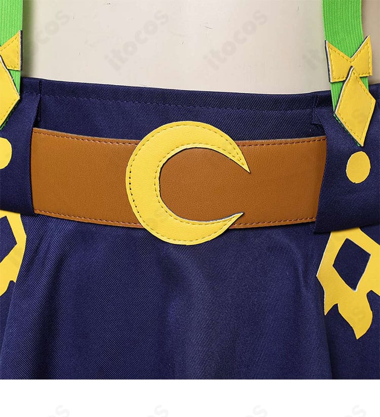 ジャングルポケット勝負服コスプレ衣装・腰帯とベルト周りの装飾アップ