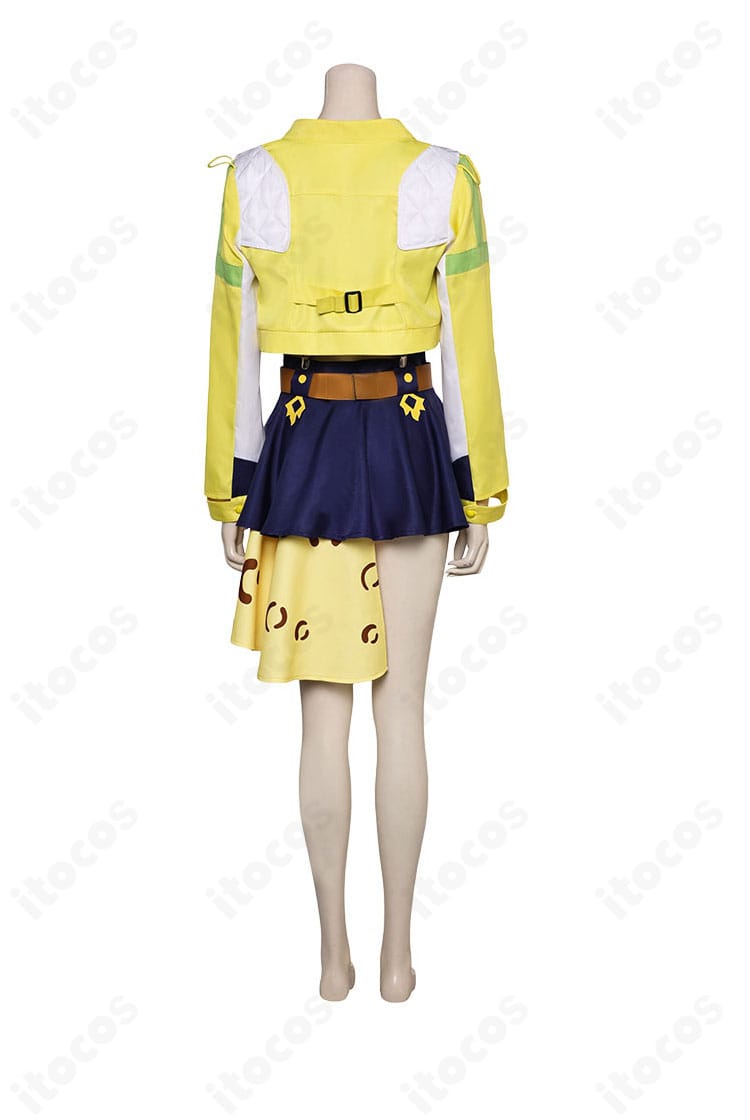 ジャングルポケット勝負服コスプレ衣装の背面デザイン詳細