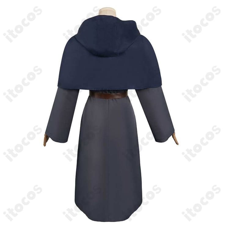 ダンジョン飯 ファリン・トーデン 魔術学校制服 高再現コスプレ｜上品ローブで撮影に最適 - 3枚目の画像