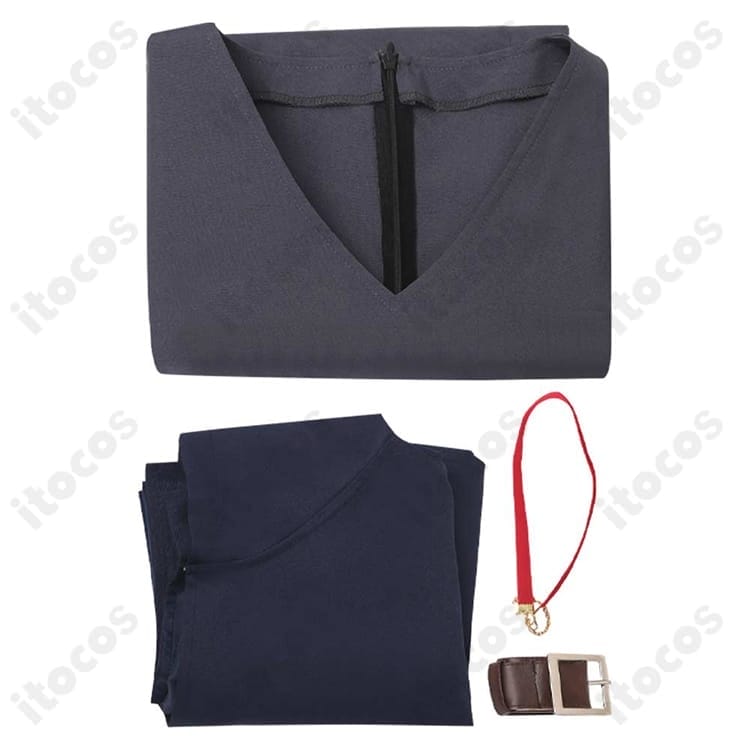 ダンジョン飯 ファリン・トーデン 魔術学校制服 高再現コスプレ｜上品ローブで撮影に最適 - 5枚目の画像