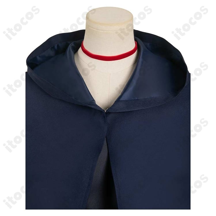 ダンジョン飯 ファリン・トーデン 魔術学校制服 高再現コスプレ｜上品ローブで撮影に最適 - 4枚目の画像