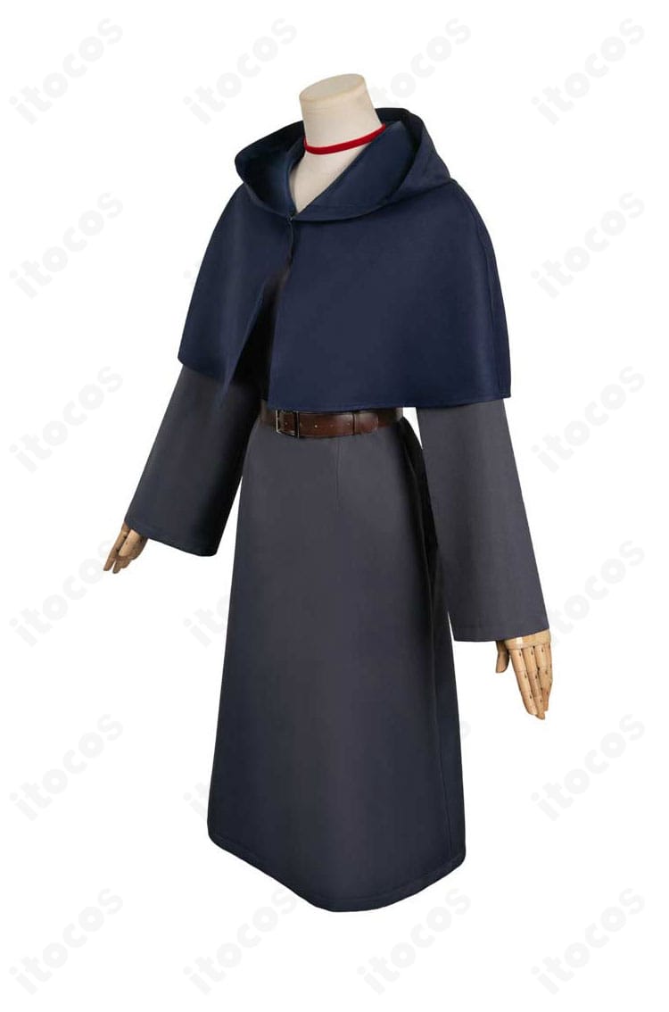 ダンジョン飯 ファリン・トーデン コスプレ 右側面画像｜袖口の意匠とベルト位置が確認できるディテール強調カット