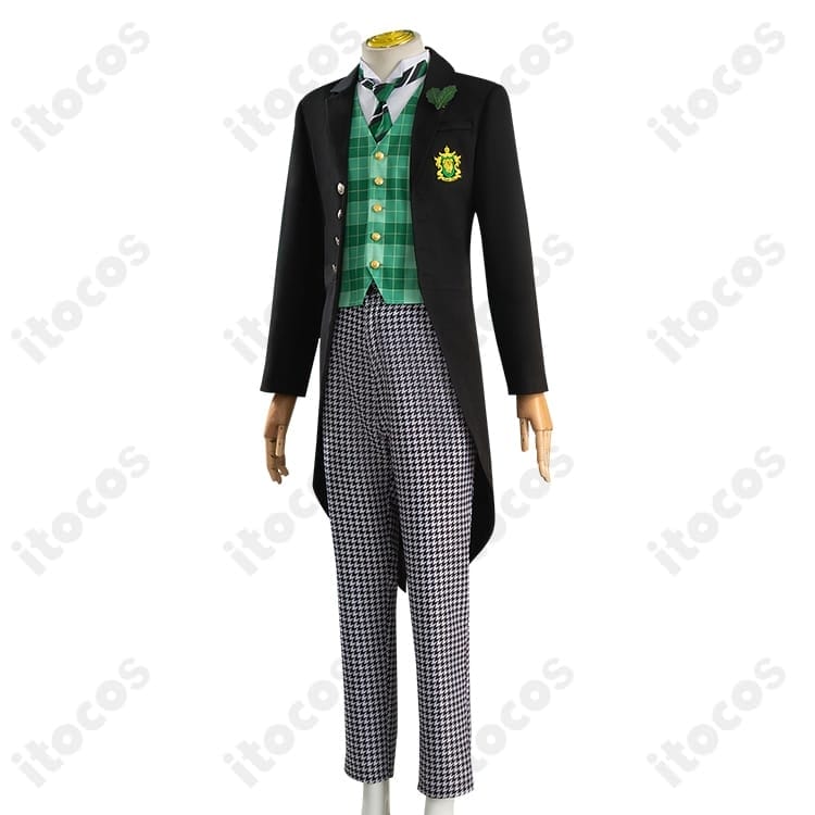 黒執事 ハーマン・グリーンヒル 寄宿学校制服 高再現で端正、撮影に映えるコスプレ衣装 - 2枚目の画像