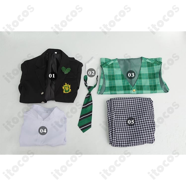 黒執事 ハーマン・グリーンヒル 寄宿学校制服 高再現で端正、撮影に映えるコスプレ衣装 - 6枚目の画像