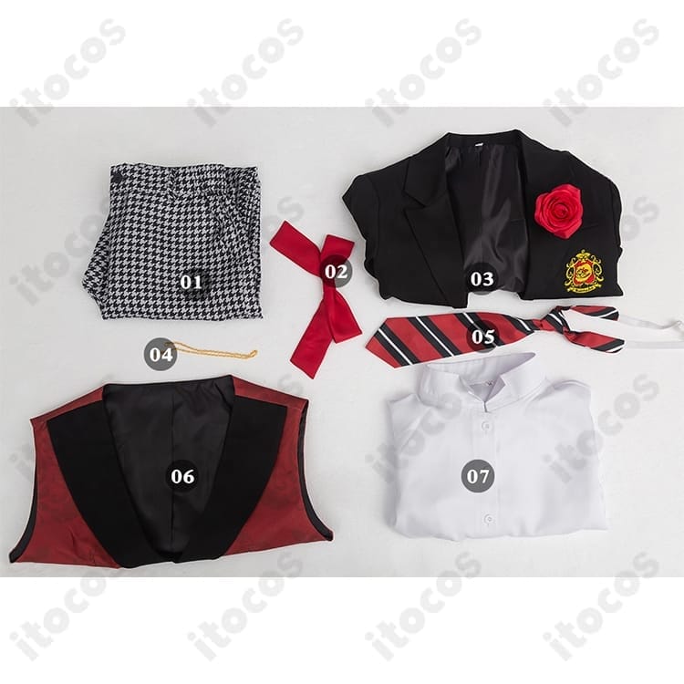 黒執事 エドガー・レドモンド 寄宿学校編制服 高再現と快適設計でイベントも撮影も映える - 6枚目の画像