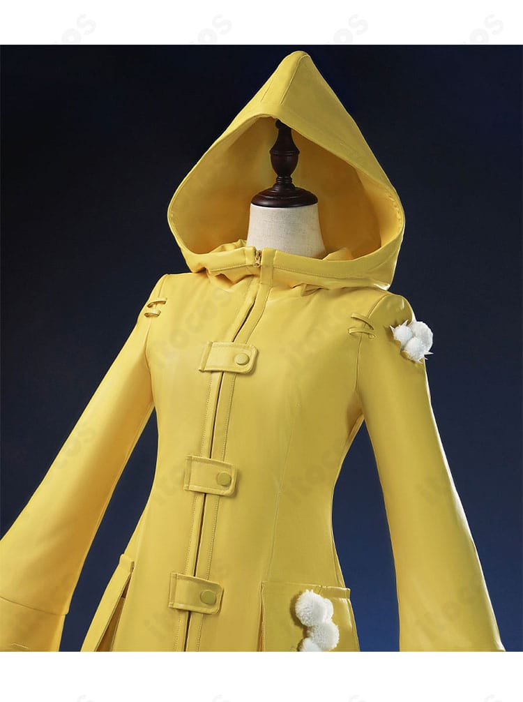 シックス コラボ衣装の装飾ディテールの近接。縫製の整いと質感を強調。