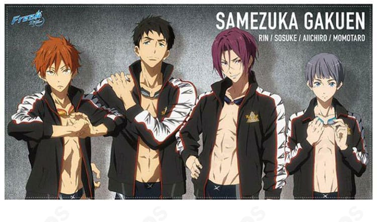 Free! 鮫柄学園 水泳部ジャージのコスプレ衣装。松岡凛・山崎宗介・似鳥愛一郎対応のデザインでキャラクター性を引き立てる一着