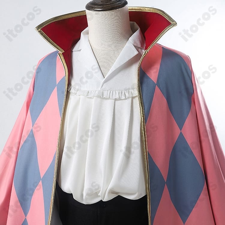 ハウルの動く城 ハウル コスプレ衣装｜3点セットで手軽に高再現、イベント対応 - 3枚目の画像