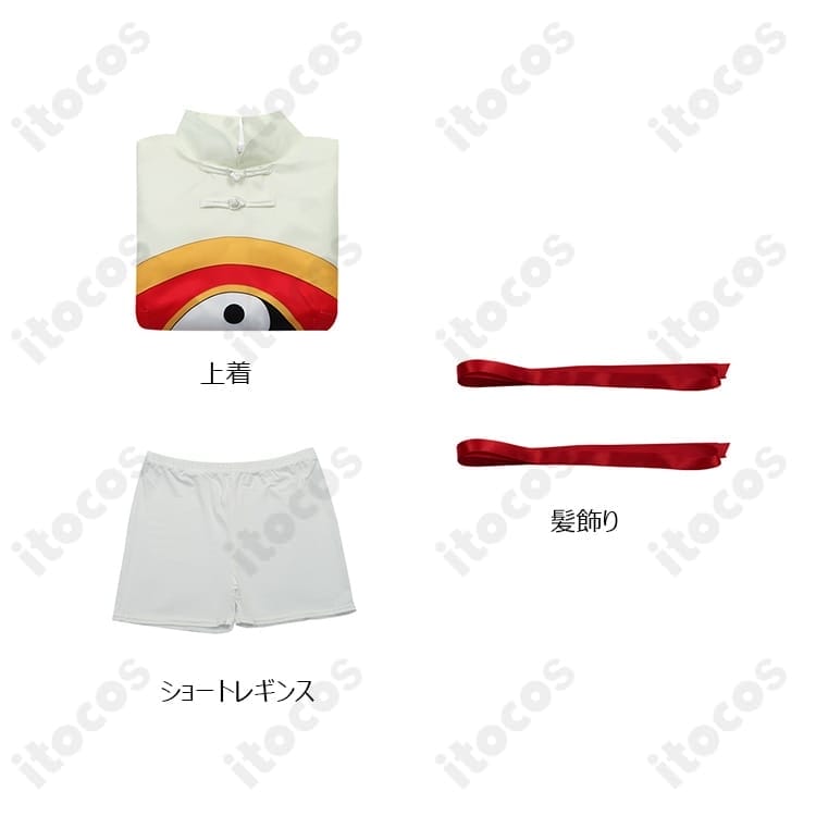 カードキャプターさくら 李苺鈴 中国拳法達人衣装 高再現・動きやすく撮影に最適 - 6枚目の画像