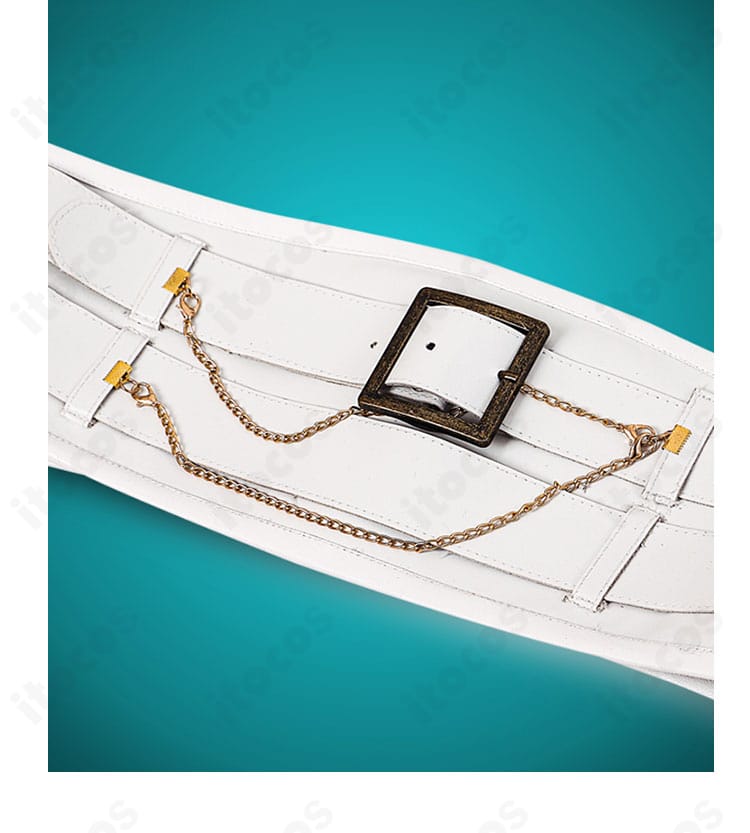 恋と深空 ホムラ 芸術家バージョンの細部。生地の発色と縫製の仕上げが確認できるディテール写真。