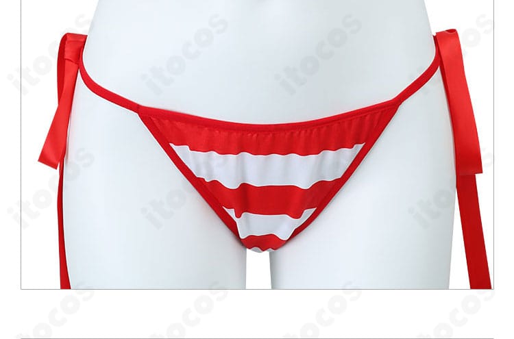 パンツ部分の縫製と形状がわかるネロ・クラウディウス水着コスプレの詳細