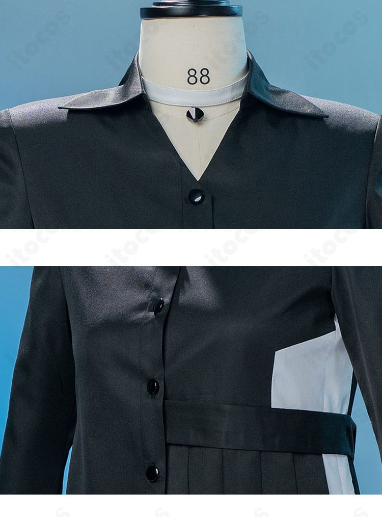 プロセカ 小豆沢こはね 衣装の襟元・ネックライン装飾の詳細