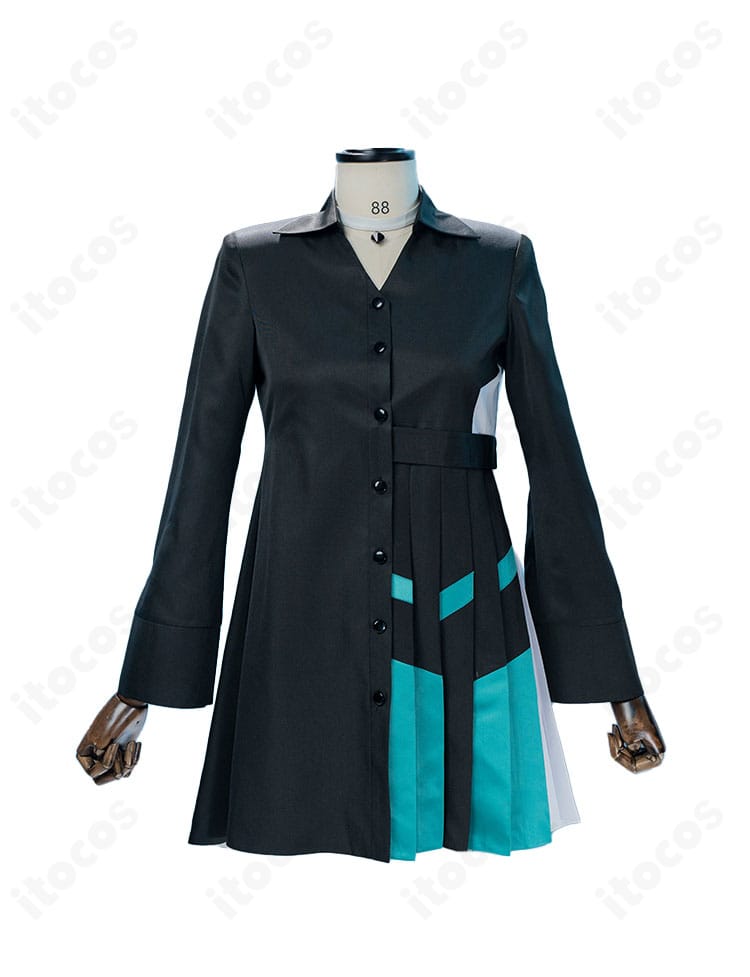 プロセカ 小豆沢こはね ミッドナイトメイキング『pure walker』ライブ衣装の正面全体像