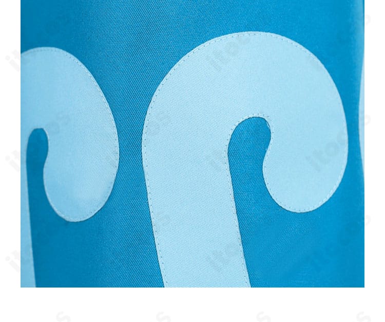 スイレン衣装ズボン脚部装飾の拡大ディテール