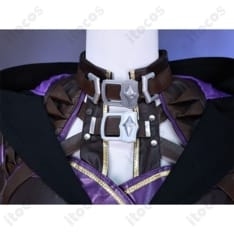 恋と深空 闇夜の潜行 戦闘服コスプレ衣装。高再現の造形と快適な着用感で、イベントや撮影に最適です - 3枚目の画像（サムネイル）