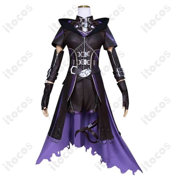 恋と深空 闇夜の潜行 戦闘服コスプレ衣装。高再現の造形と快適な着用感で、イベントや撮影に最適です