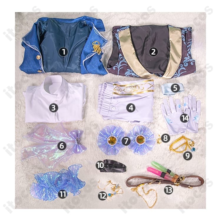 Identity V 第五人格 作曲家 幽霊船の帆 高再現フルセットで撮影に最適なコスプレ衣装 - 5枚目の画像