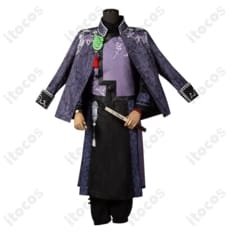 第五人格 范無咎（白黒無常）麒麟商人コスプレ衣装 高再現で映える中華風フルセット - 3枚目の画像（サムネイル）