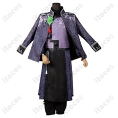 第五人格 范無咎（白黒無常）麒麟商人コスプレ衣装 高再現で映える中華風フルセット - 1枚目の画像（サムネイル）