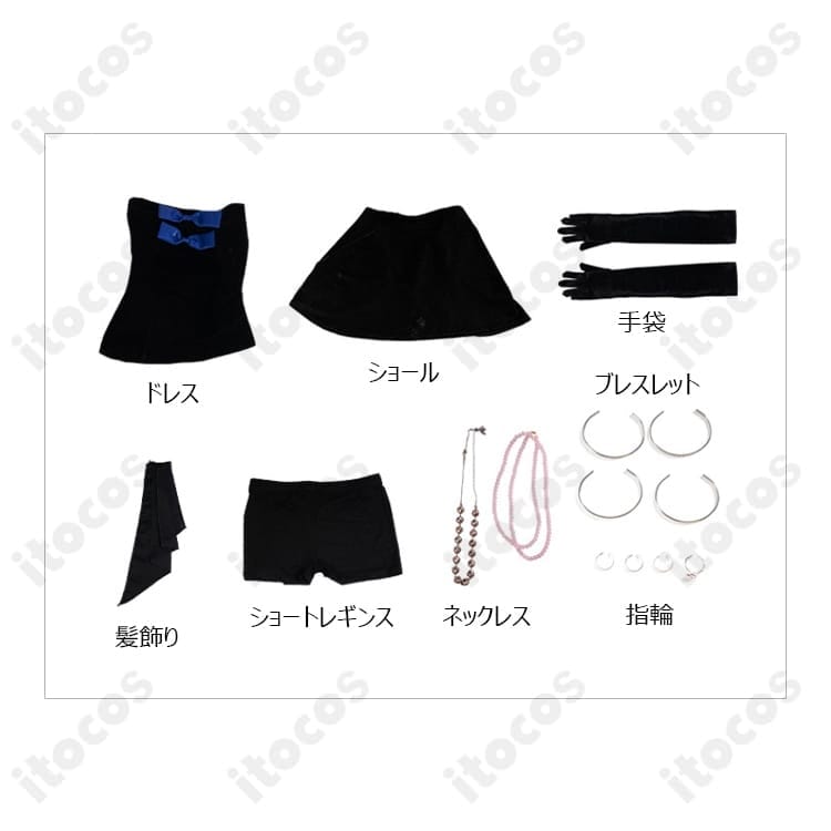 パンティ＆ストッキング ストッキング カジノドレス 高再現で快適、撮影会やイベントに最適 - 4枚目の画像