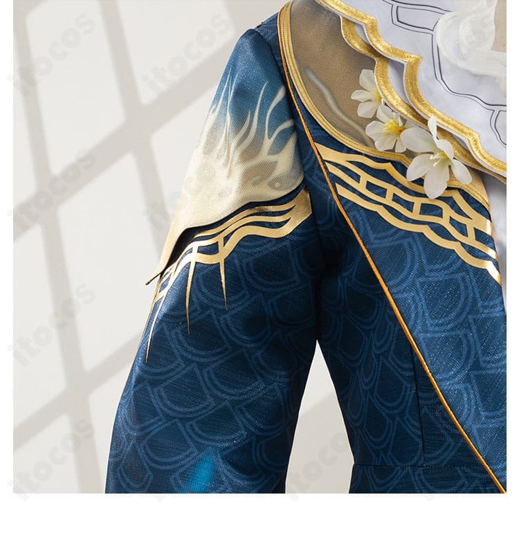 納棺師（イソップ・カール）記憶の騎コスプレ 襟まわり刺繍と装飾の細部