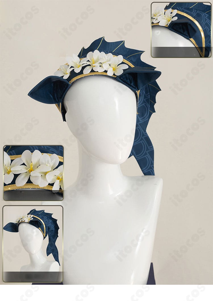 納棺師（イソップ・カール）記憶の騎コスプレ 帽子・頭飾りの質感と装飾