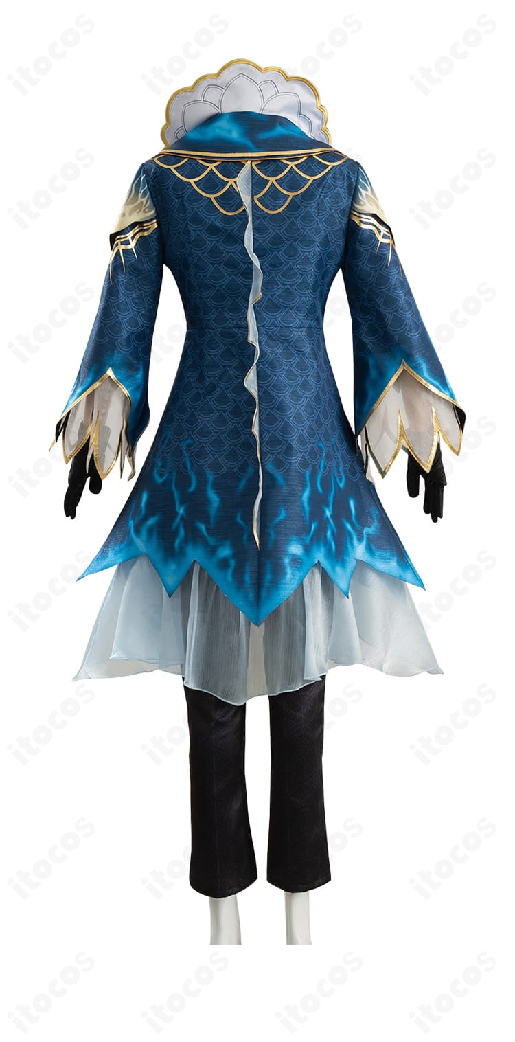 納棺師（イソップ・カール）記憶の騎コスプレ衣装 背面ディテールとライン