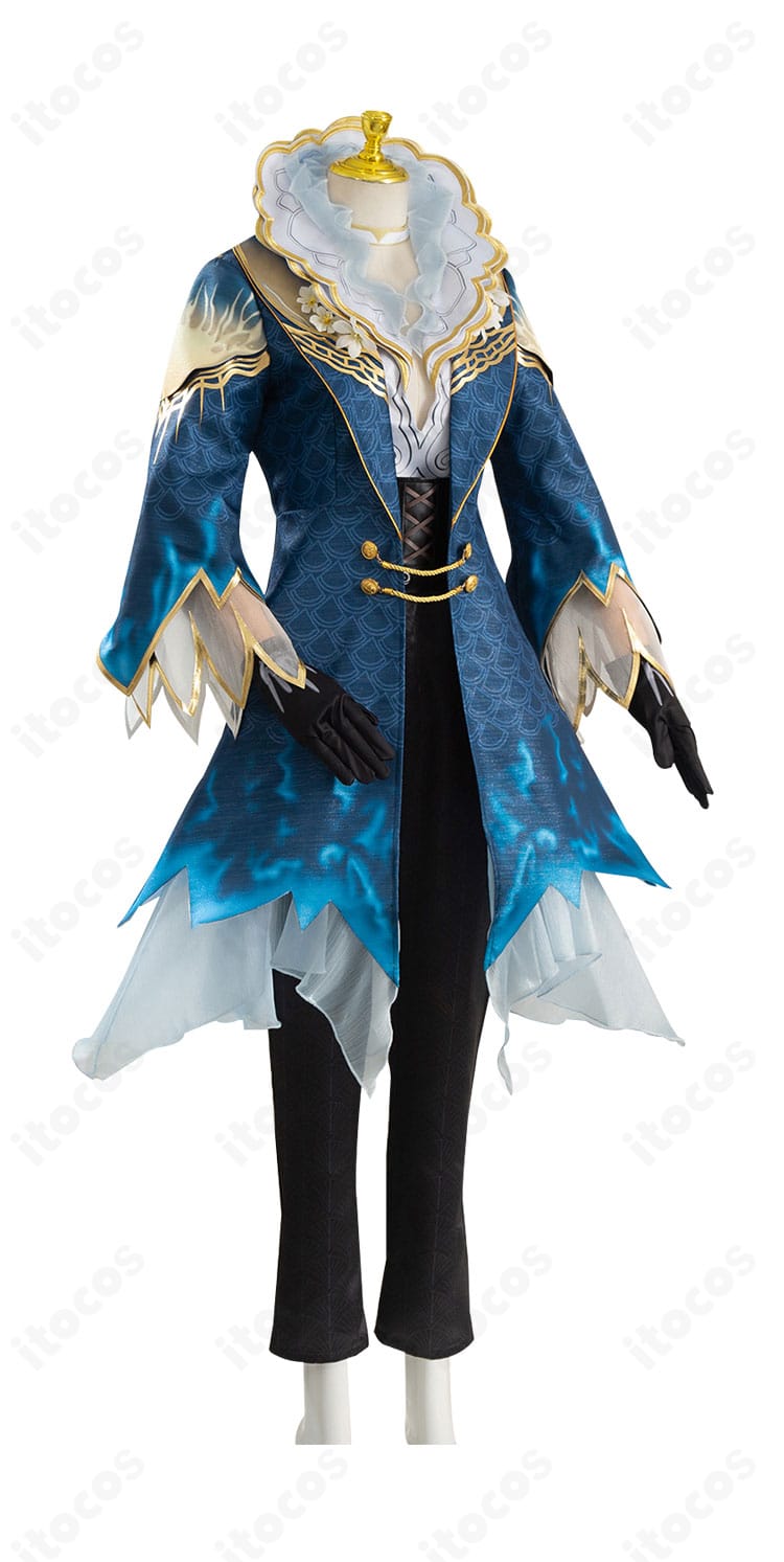 納棺師（イソップ・カール）記憶の騎コスプレ衣装 斜め側面 シルエット確認