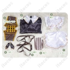 第五人格 エマ・ウッズ 荘園茶会 メイド衣装。高再現で上品、イベントや撮影に最適な一着です - 6枚目の画像（サムネイル）