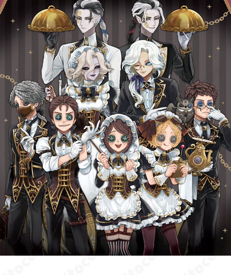 第五人格 エマ・ウッズ（庭師）荘園茶会メイドのコスプレ衣装。高再現でキャラクターの雰囲気を忠実に表現した全身イメージ