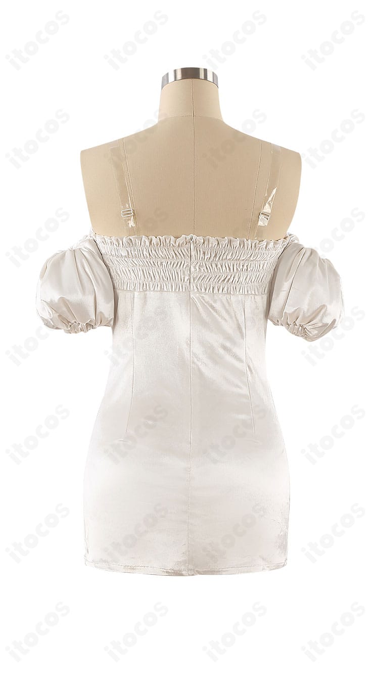 ALIEN STAGE スア コスプレ衣装の背面デザイン。リボンや装飾の配置を確認できる