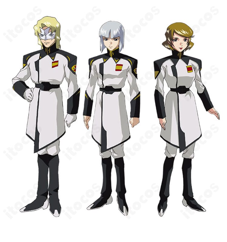 イザーク・ジュールの軍服コスプレ衣装イメージ。機動戦士ガンダムSEED FREEDOMの公式デザインを意識した端正なシルエット。