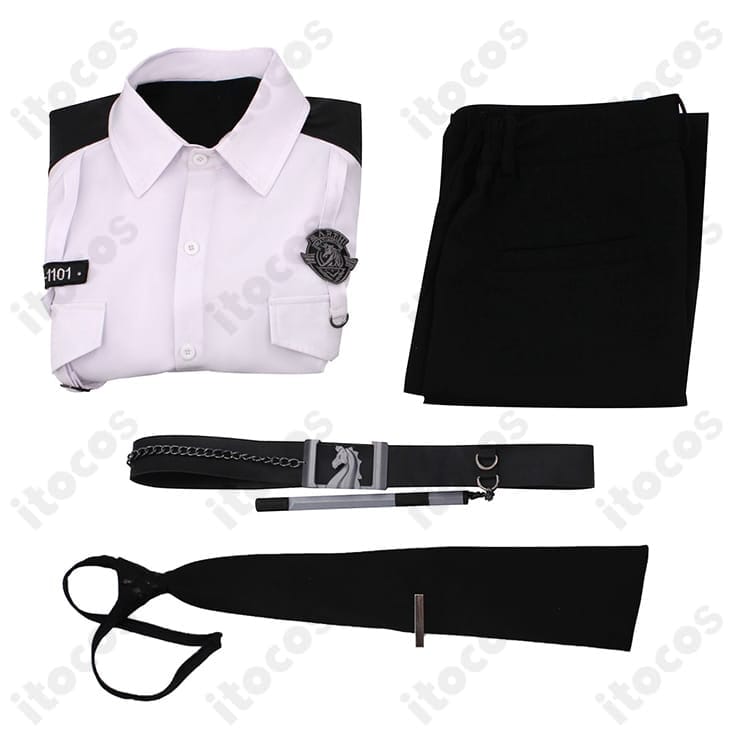 恋と深空 セイヤ Evol特殊部隊 コスプレ衣装。高再現で精悍、イベントも撮影も快適なセット - 6枚目の画像