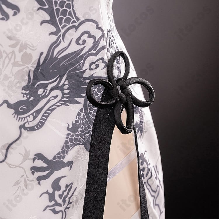 春日野穹 チャイナドレス衣装｜刺繍とリボンで高再現、撮影映えと快適さを両立 - 4枚目の画像