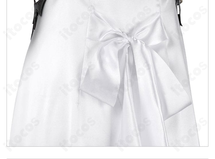 背面の蝶結び装飾。ティファ・ルーザ姫らしい愛らしいバックスタイルを強調。