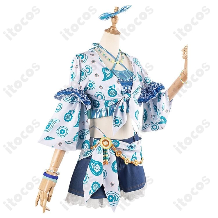 村野さやか・夕霧綴理 夏めきペイン コスプレ衣装｜高再現で動きやすく、撮影・イベントに最適 - 2枚目の画像